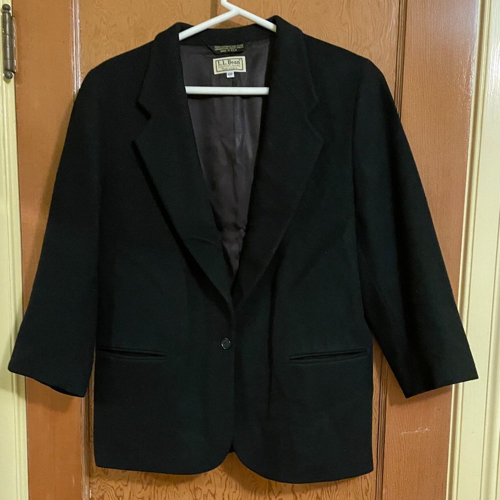 Vintage LL Bean Wool/Cashmere Women's Blazer